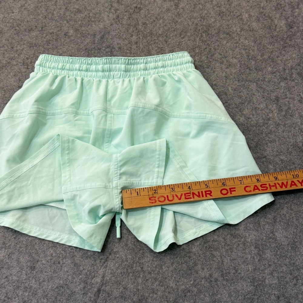 Lululemon Court Rival Sea Mist Green Lightweight High Rise Relaxed Shorts Size 0 - Picture 4 of 5